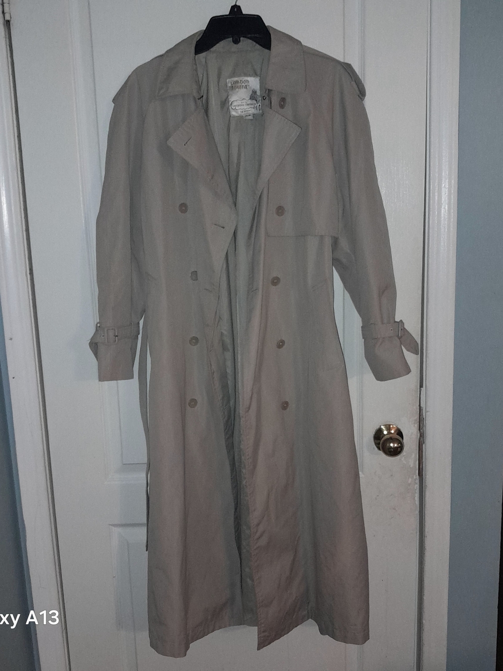 Classic Beige Trench Coat with Belt - Women's